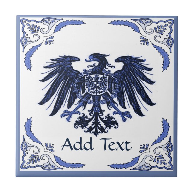 Azulejos de águila de hierro, aspecto holandés, pe (Frente)