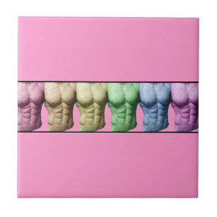 Azulejos de arcoiris - rosa