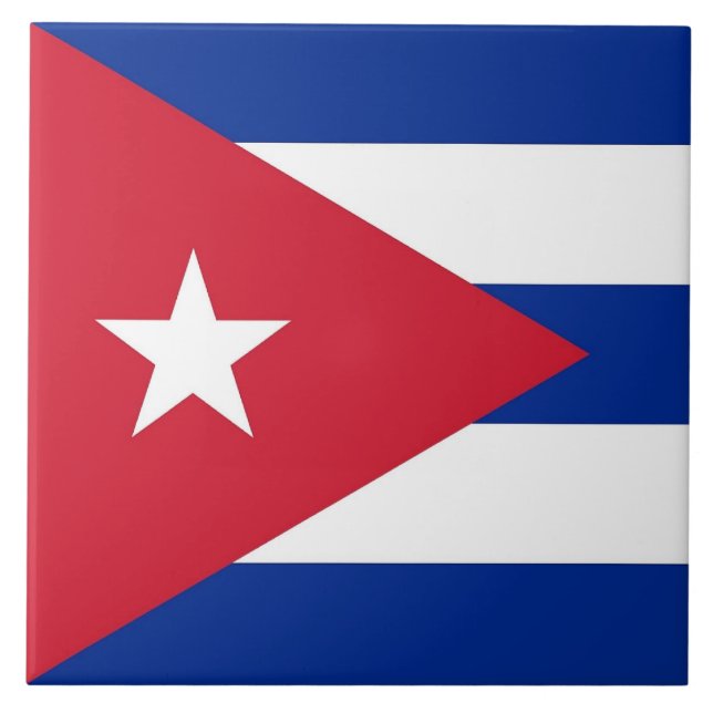 Azulejos de Bandera Cubana (Frente)
