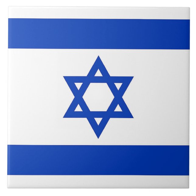 Azulejos de bandera israelí (Frente)