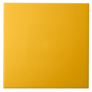 Azulejos de cerámica amarillo brillante.