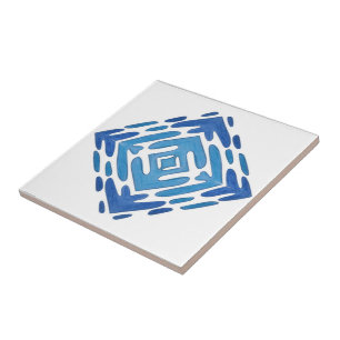 Azulejos de cerámica azul Delft