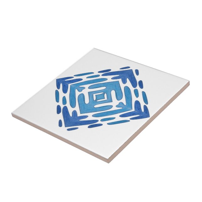 Azulejos de cerámica azul Delft (Lado)