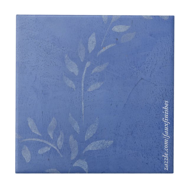 Azulejos de cerámica Blue Vine (Frente)