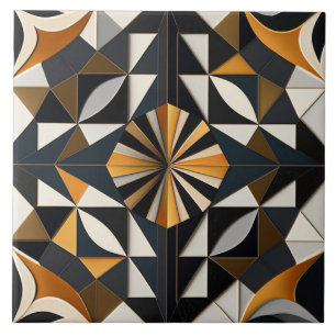 Azulejos de cerámica con patrón geométrico chic