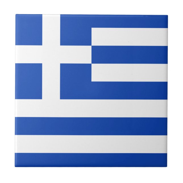 Azulejos de cerámica de bandera de Grecia (Frente)
