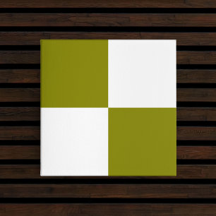 Azulejos de cerámica de color verde oliva