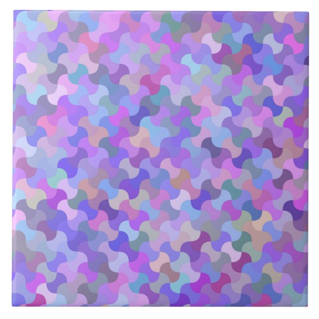 azulejos de cerámica de mosaico pastel (Frente)