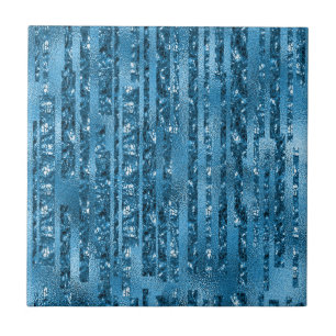 Azulejos de cerámica del océano azul