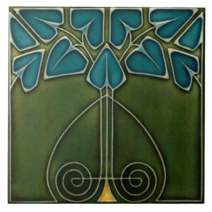 Azulejos de Cerámica - Reproducción Art Nouveau