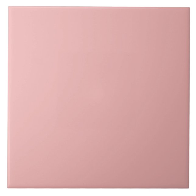 Azulejos de cerámica rosa de terracota pálida. (Frente)