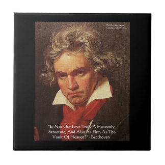 Azulejos de citas de amor de Beethoven "Del Cielo"