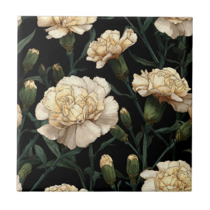 Azulejos de clavel Art Deco de moda para interiore