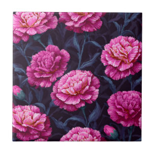 Azulejos de clavel decorativos de moda para piso a
