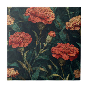 Azulejos de Clavel Japonés Modernos para Cocina Rú