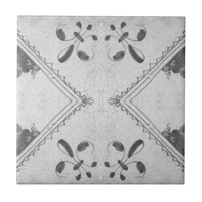 Azulejos de flores portugueses Repro Tile (Frente)