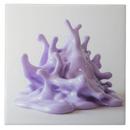 Azulejos de lava de porcelana morada