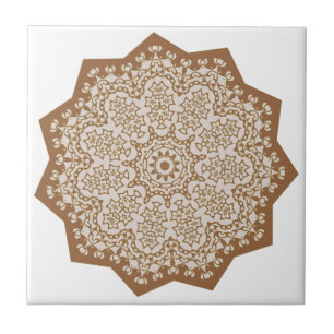 azulejos de mandala coloridos