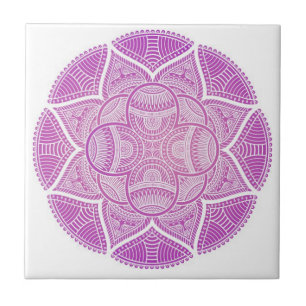 azulejos de mandala coloridos