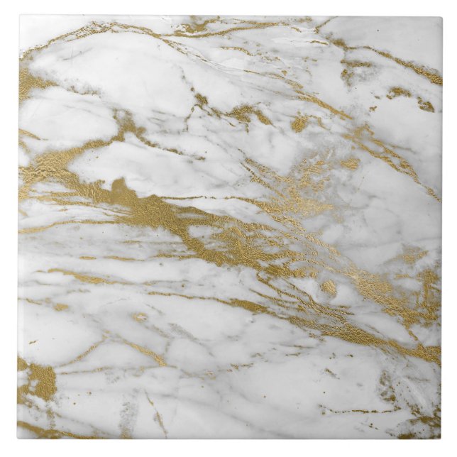Azulejos de oro blanco inspirados en el mármol (Frente)