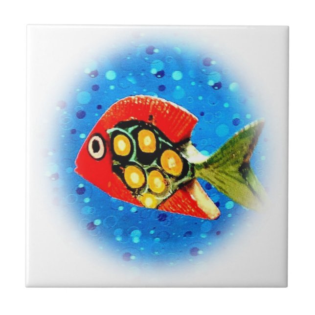 Azulejos de peces tropicales (Frente)