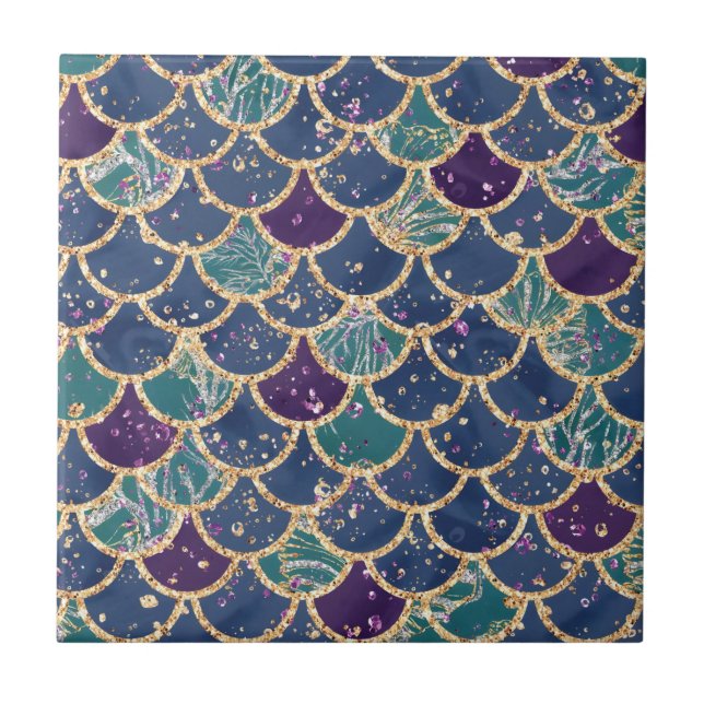 azulejos de suelo brillante delicados (Frente)