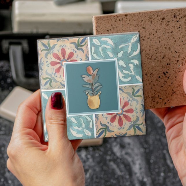 Azulejos decorativos Boho y azulejos cerámicos flo (Subido por el creador)