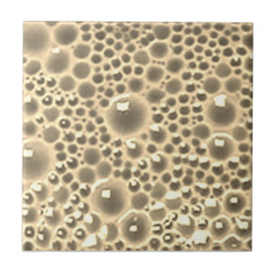 Azulejos decorativos con burbujas, brillo sepia