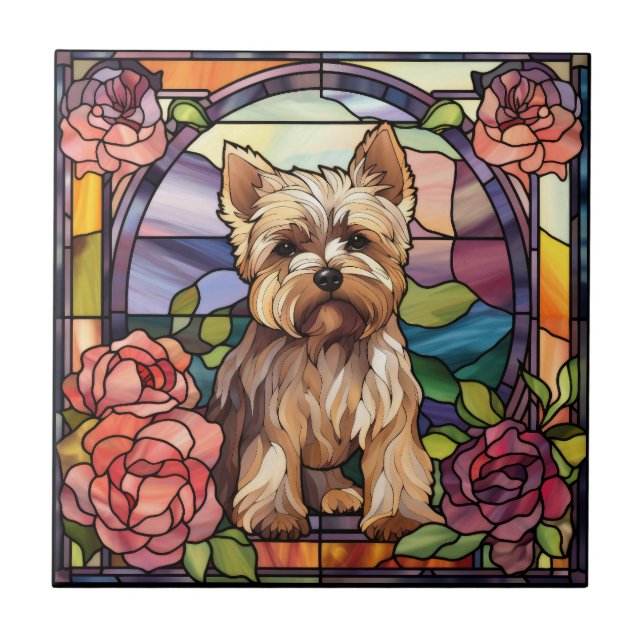 Azulejos decorativos de Cairn Terrier (Frente)