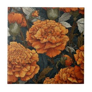 Azulejos Decorativos De Clavel Moderno Para Acento