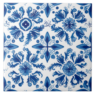 Azulejos Delft Pattern