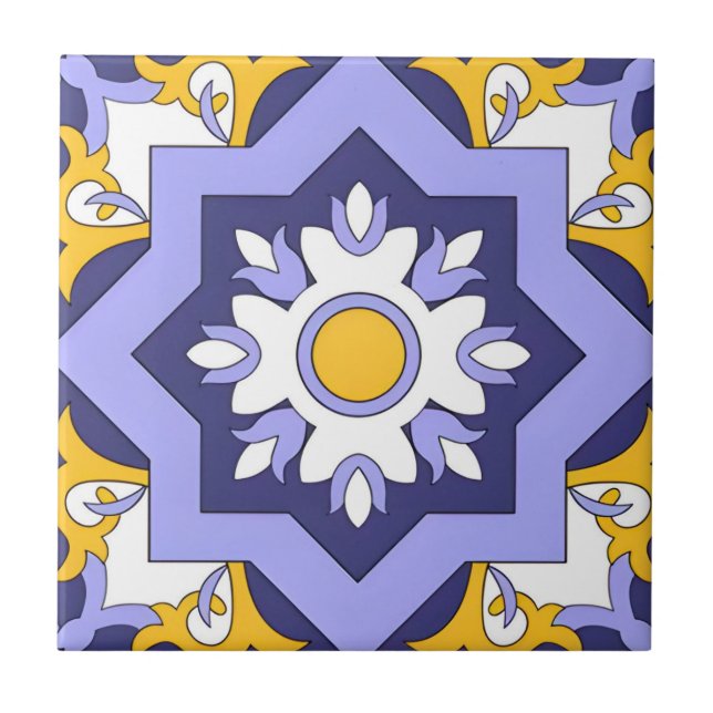 azulejos florales modernos portugueses (Frente)