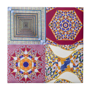 Azulejos geométricos con un giro CG