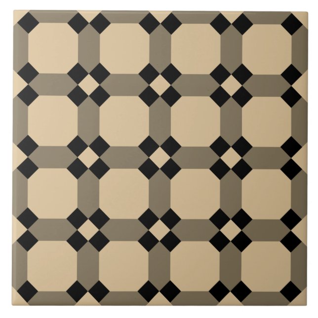 Azulejos geométricos Repro Mosaic Cream Tile (Frente)