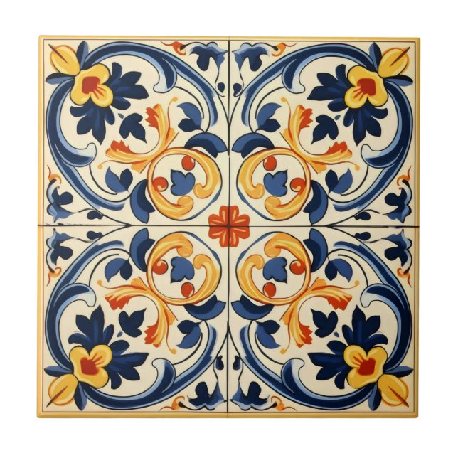 Azulejos italianos amarillos (Frente)
