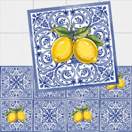 Azulejos italianos Dolce Vita Mediterráneo Azul y 