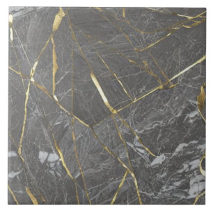 Azulejos lujosos con efecto de mármol con venas do