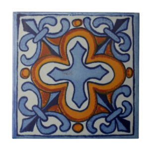 Azulejos Mexicanos Pintados a Mano Respaldo 4