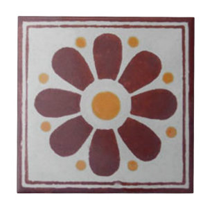 Azulejos Mexicanos Pintados a Mano Respaldo 7