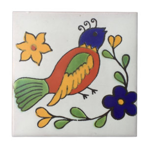 Azulejos Mexicanos Pintados a Mano Respaldo 9