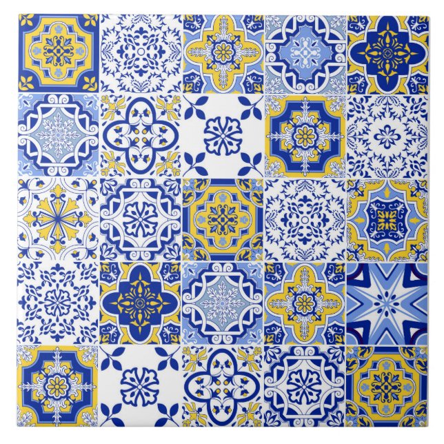 Azulejos Patrón de Baldosas Cerámicas  (Frente)