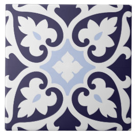 Azulejos portugueses Clásico índigo azul y blanco