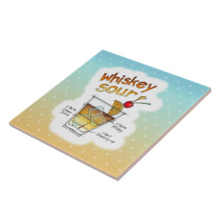 AZULEJOS - RECETA DE COCTEL WHISKEY SOUR ARTE DE C