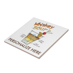 AZULEJOS - RECETA DE COCTEL WHISKEY SOUR ARTE DE C
