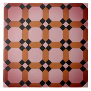 Azulejos rosa mosaico de Repro geométrico