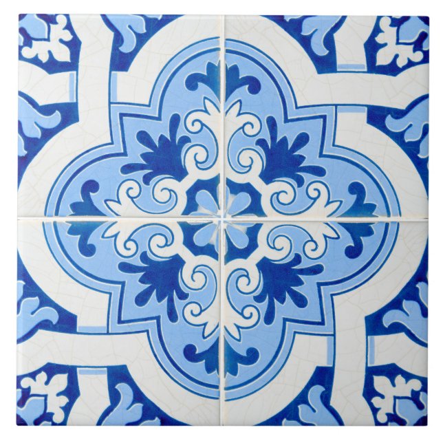 Azulejos tradicionales portugueses vidriados (Frente)