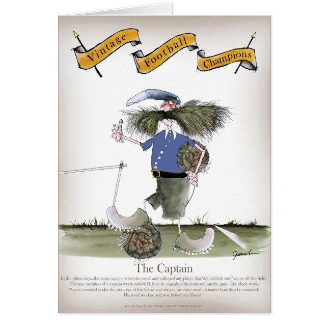 azules del capitán del equipo de fútbol (Frente)