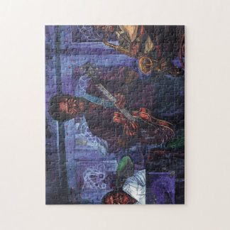 Azules en el rompecabezas de Lou