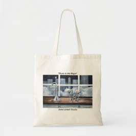 Azules en la bolsa de asas de la noche