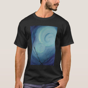 azules intensos en una camisa